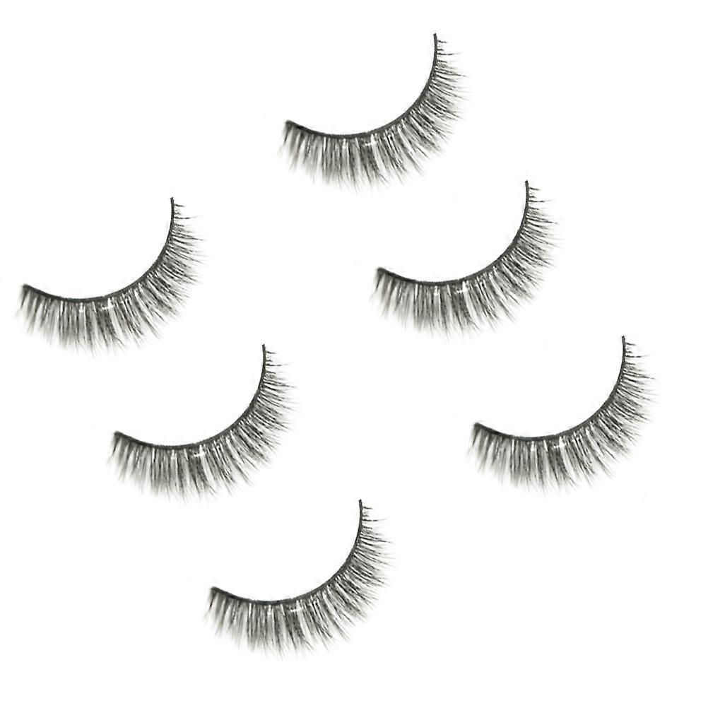 3 Pair False Eyelashes Dense Cross Fake Eyelashes for Makeup