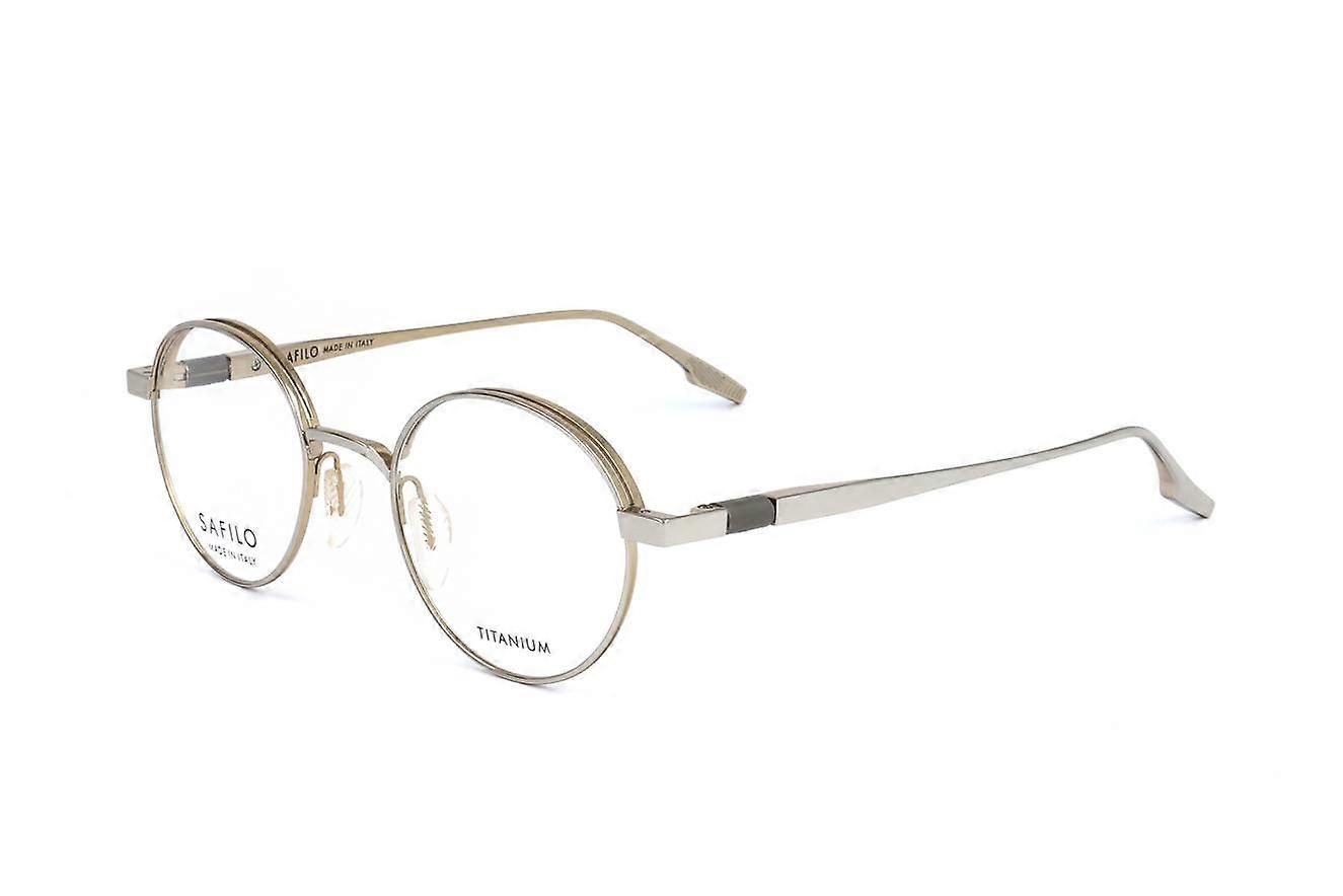 Montature per Occhiali Safilo REGISTRO 01 B1Z ARGENTO ORO 48/21/145 UOMO