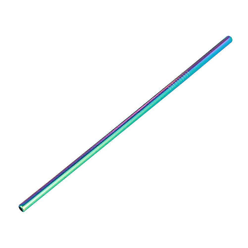 Straight And Curved Reusable Drinking Straws 7 Pcs Set For Tumblers In Assorted Color With Anti-rust And Corrosion Resistant Design