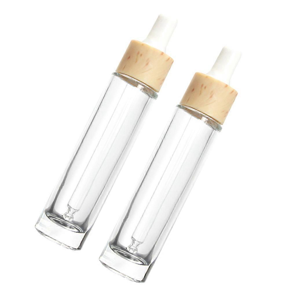 30ml Glass Essential Oil Bottles With Dropper For Aromatherapy Storage Featuring Durable Design 2Pcs