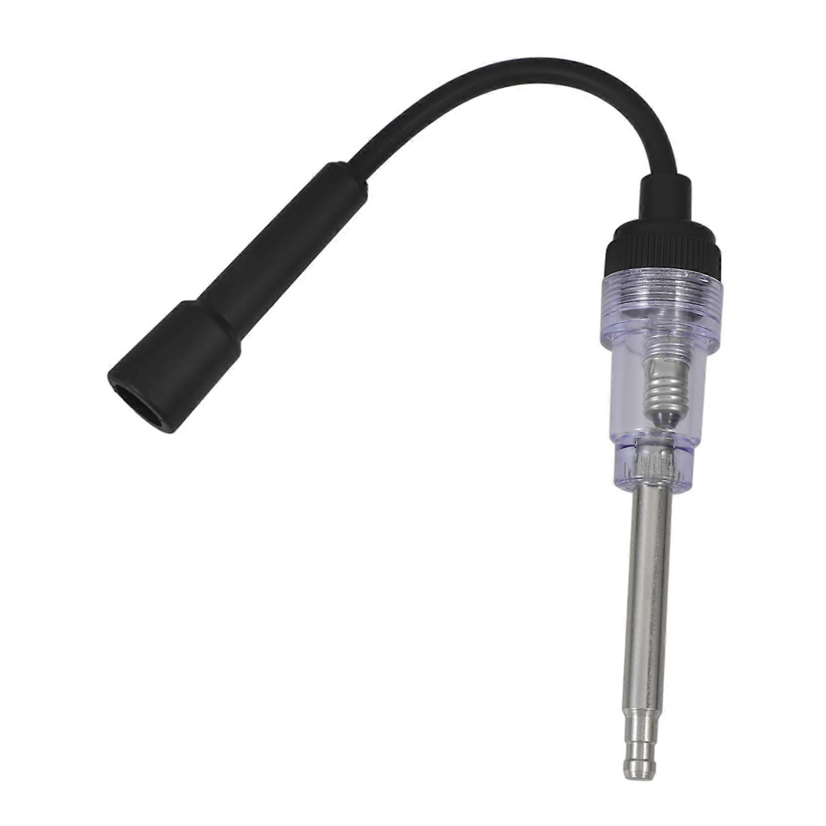 Spark Tester Engine Ignition Tester For Car Spark Coil And Spark Plug Diagnostic Tool Black