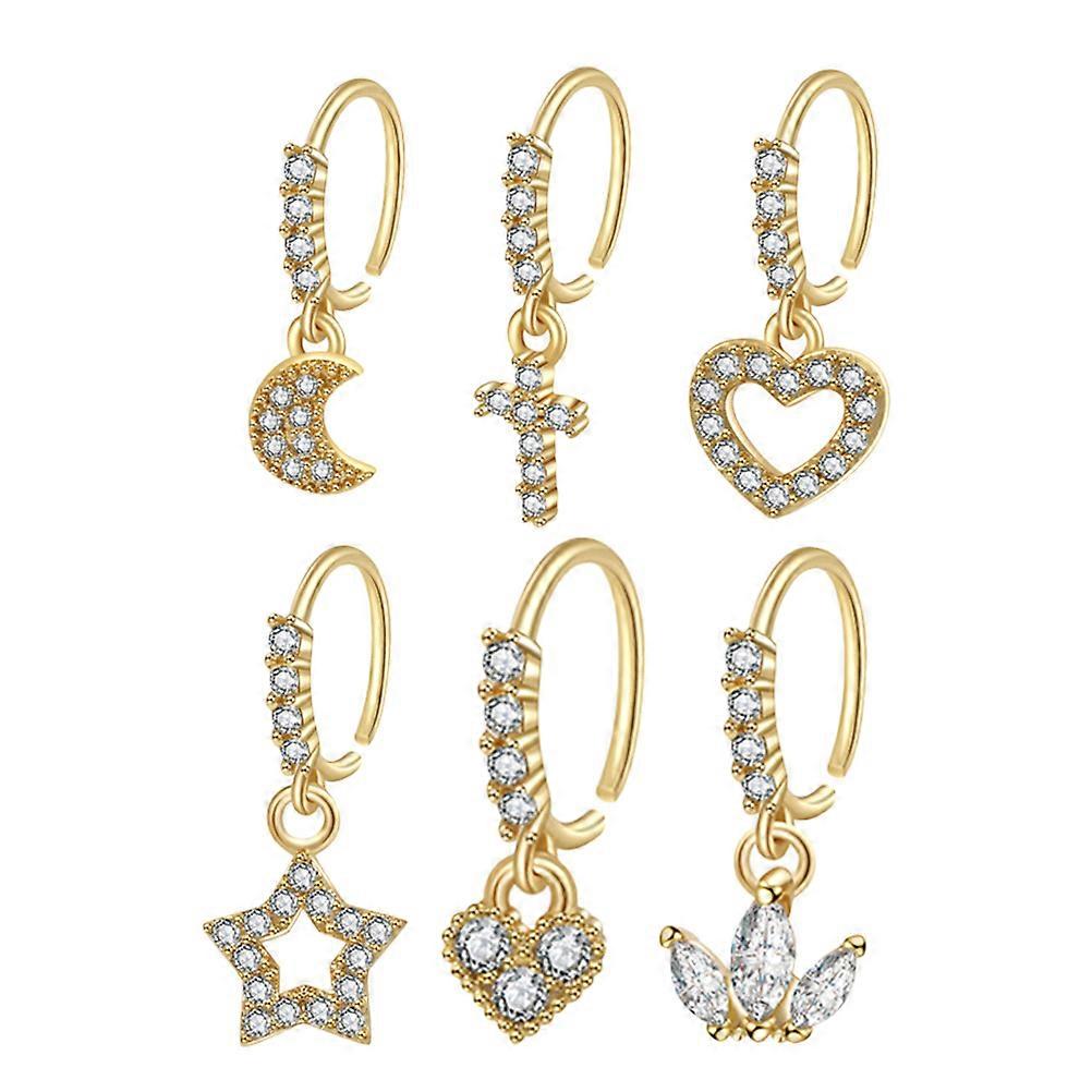 Stylish Nose Clips for Ladies, Rust Resistant and Hypoallergenic Jewelry Pieces