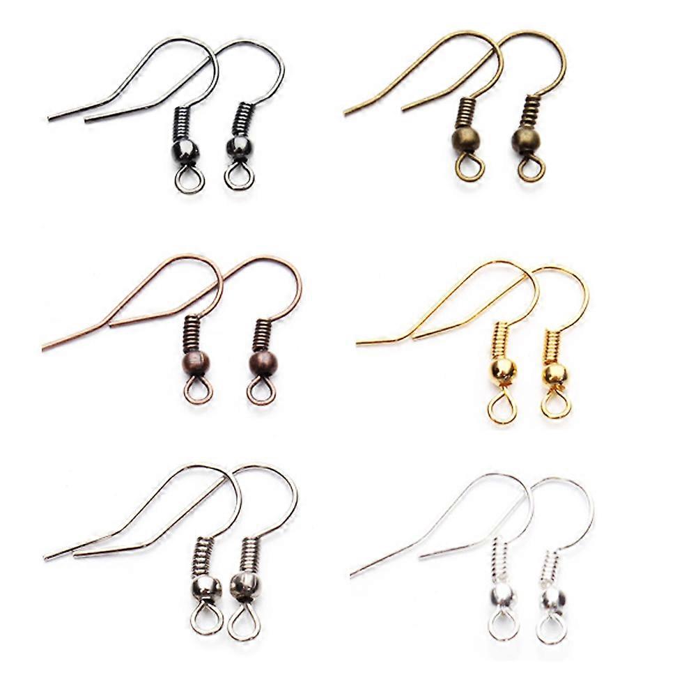 Copper Ear Hook Earring Accessories for DIY Jewelry 120Pcs Set