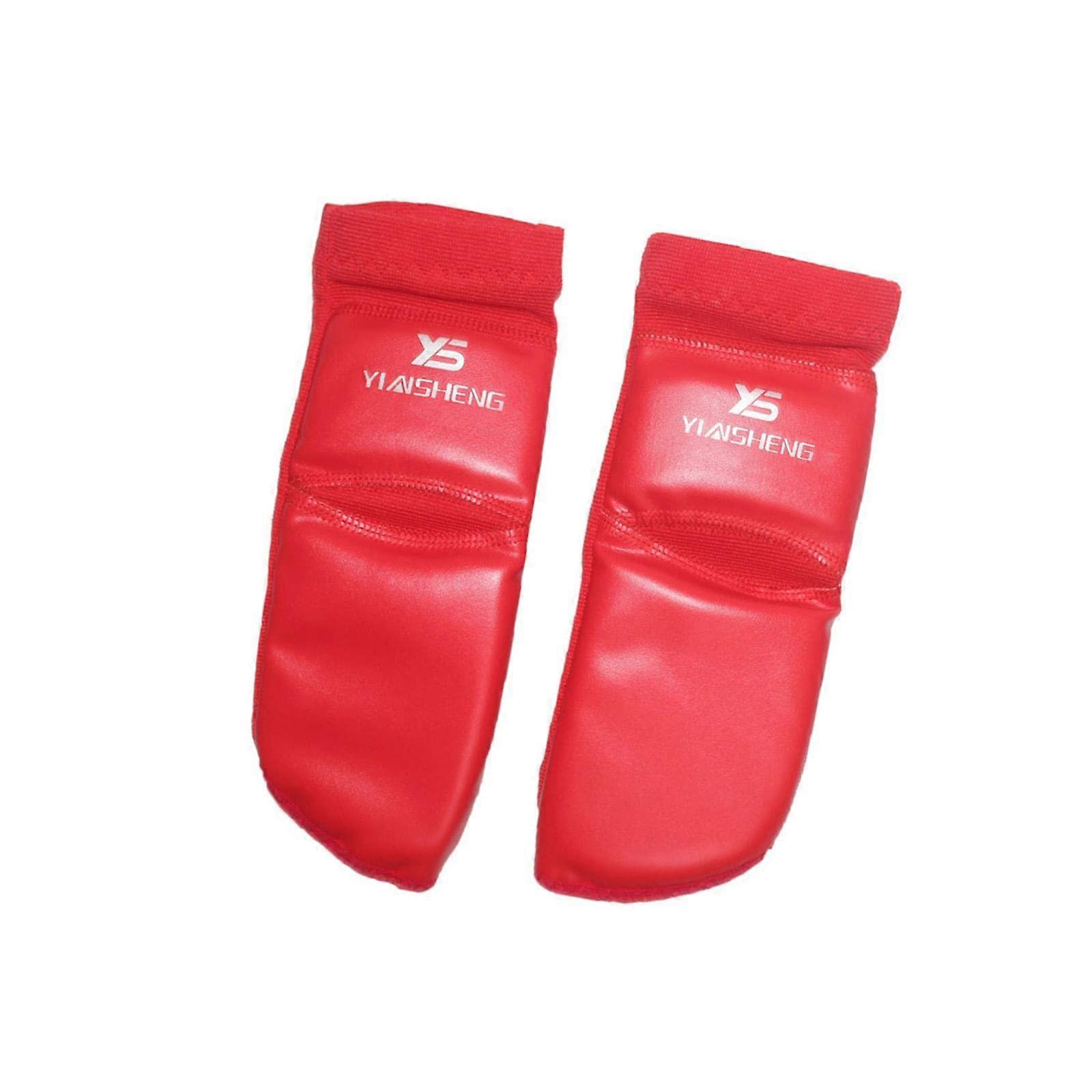 Foot Protection Ankle Support Shin Guards for Kids and Adults in Karate Kickboxing MMA - Durable Adjustable Size
