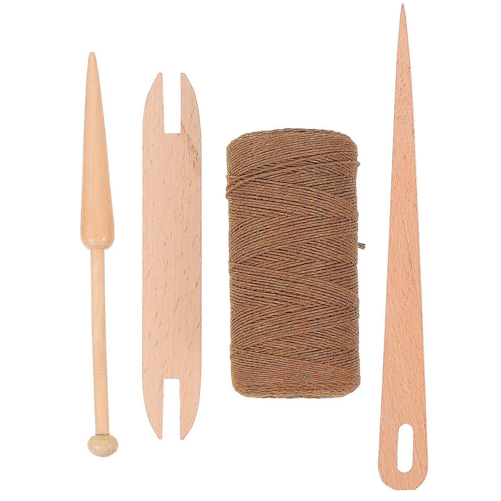 Wooden Knitting Needles Set Assorted Color For With Handmade Crafts 1 Set
