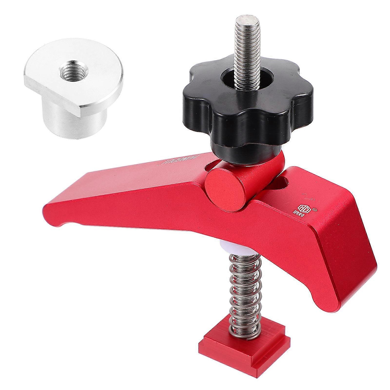 Versatile Aluminium Alloy T-Track Clamp Suitable For Woodworking Tools Consistent .5x11.7x2.5cm 1Pcs