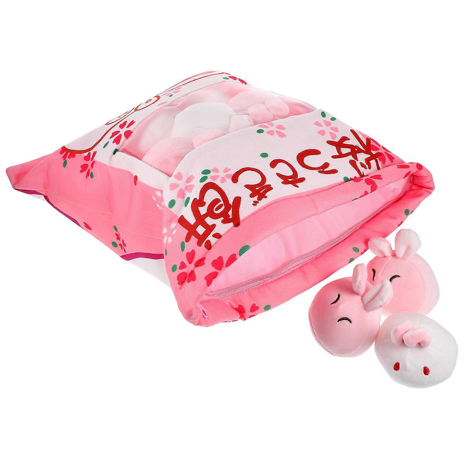 Plush Pillow Rabbit Toy Adorable Design For Kids 50X38X10CM Soft And Comfortable 1 Set