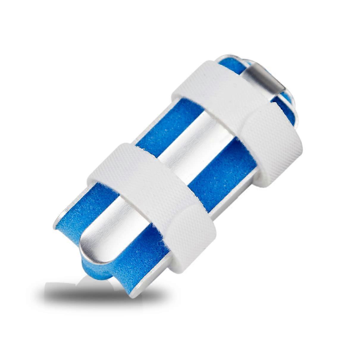 1 pair of finger correction splints with aluminum padding for relief from pain and deformities