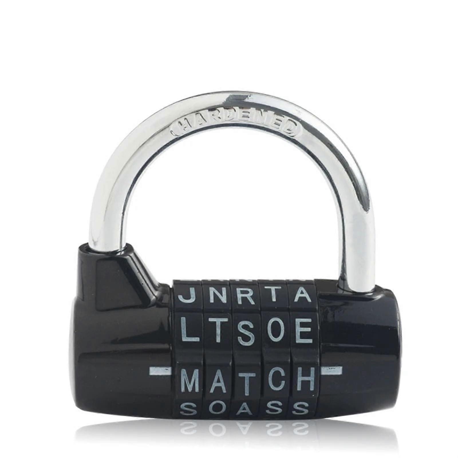 4color combination lock with password code for door, suitcase, luggage, Rarelock ZS52, 1 piece (Black)
