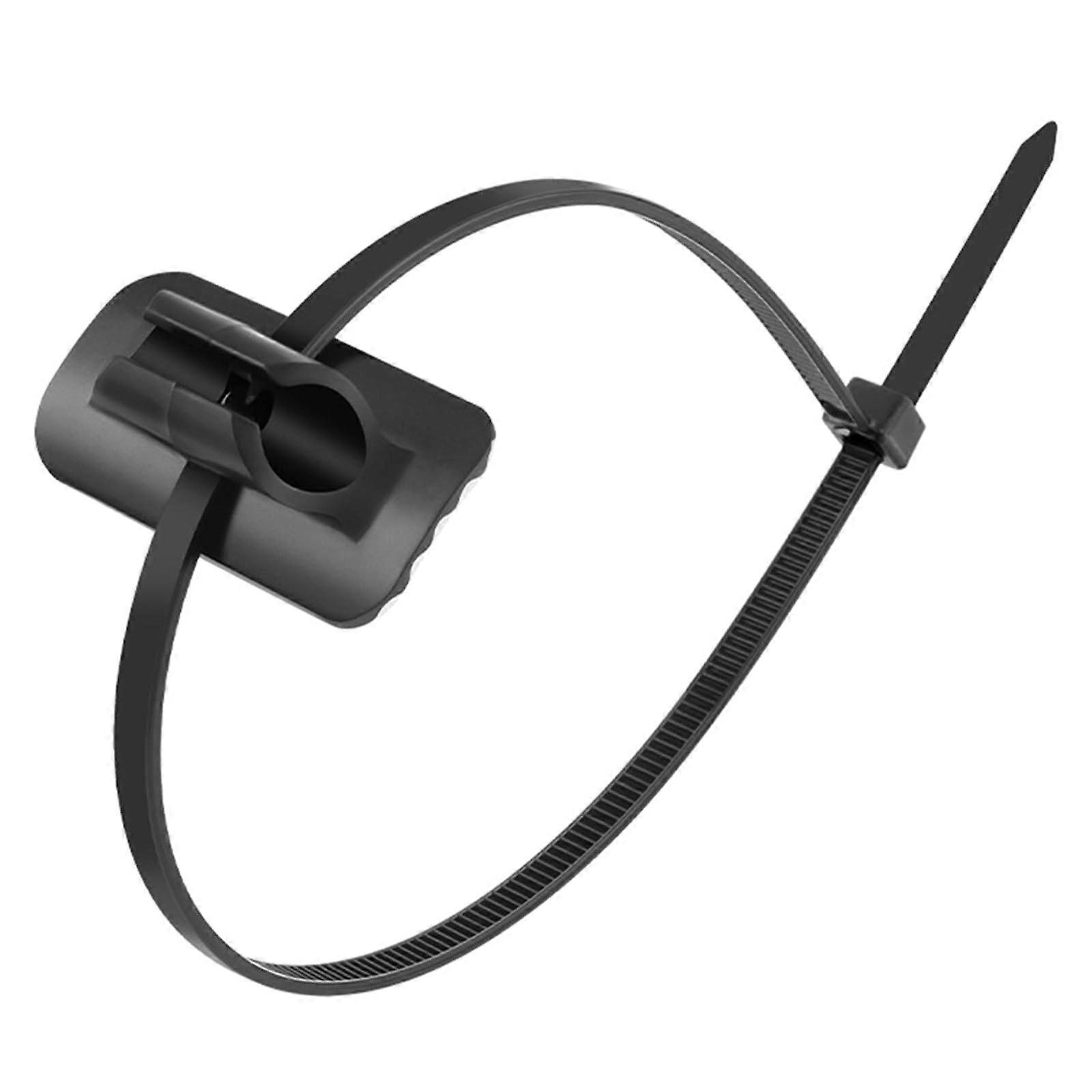 Bicycle Cable Base Guide 5-Pack With Cable Ties - Brake Cable Base Clamp, Guide Clamps, Fixed Base, Easy To Use