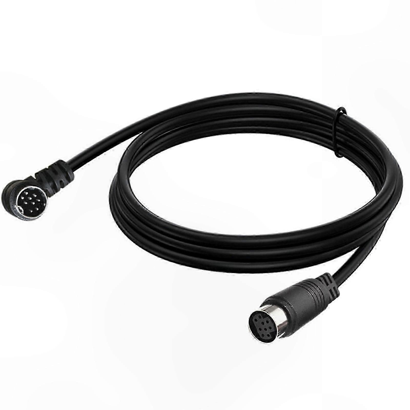 9-Pin S-Video Mini DIN Extension Cable Adapter, Straight/Elbow Connector for Video Transmission