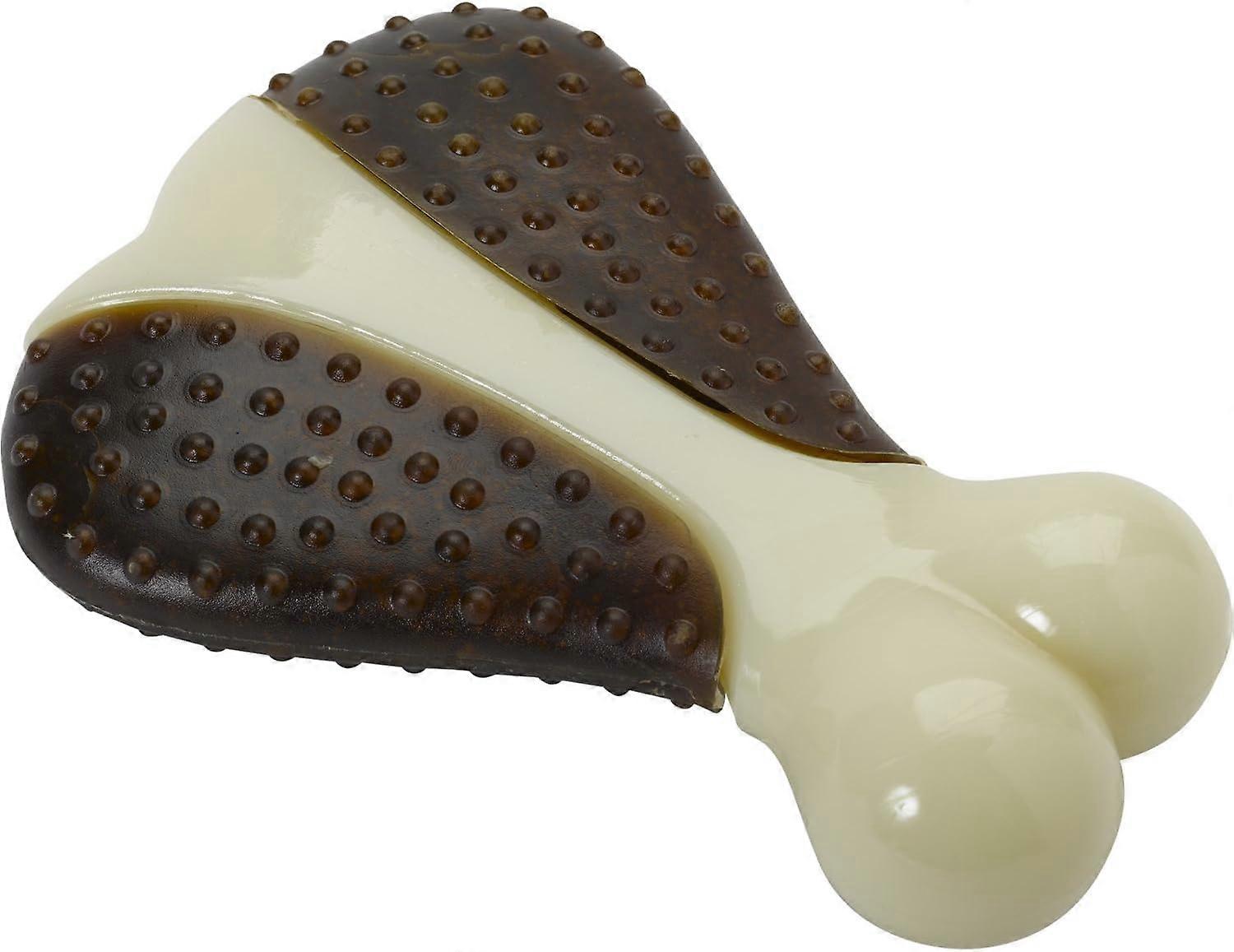 Chicken Drummer Dog Treat & Toy Combo - Chicken Flavor Treat And Chew Toy Duo