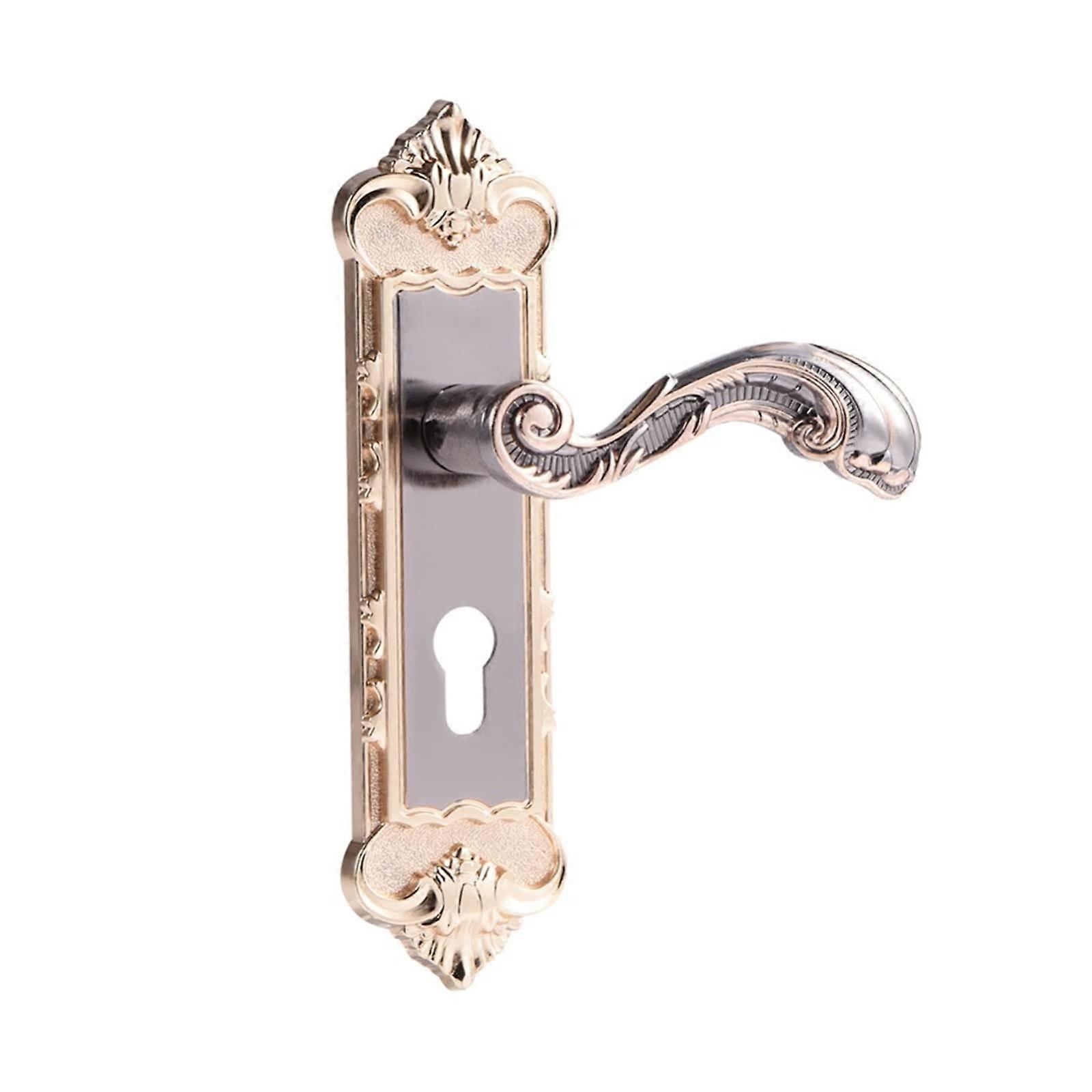Door handle style door handle lock aluminum interior bedroom lock antitheft home security lever handle locking