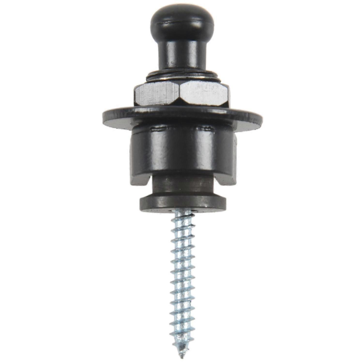 Round head secure strap lock for electric guitar bass