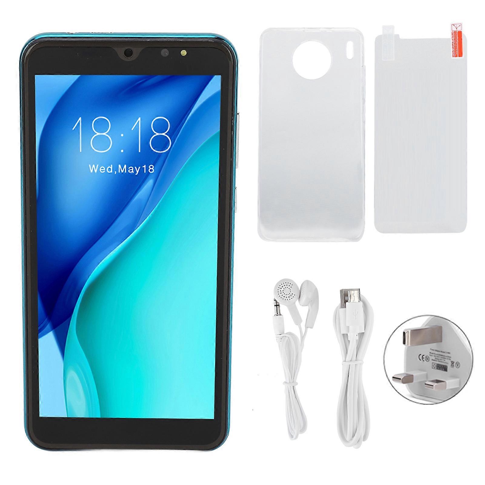 M30PLUS 5.72" 3G Smartphone - AI Camera, Dual SIM, Android, Blue, UK Version