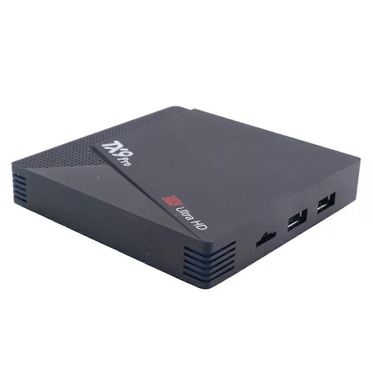 T09C-TX9 Pro Android 100 Set Top Box 6K HD Dual 24G 58G WiFi Media Player AIIwinner H313 Smart TV Box US Plug