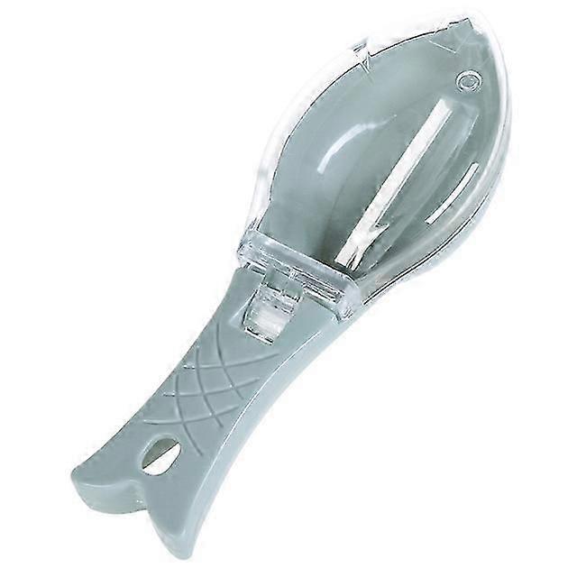 Fish Scale Scraper Tool - Kitchen Gadget with Cover for Easy Fish Cleaning and Prep