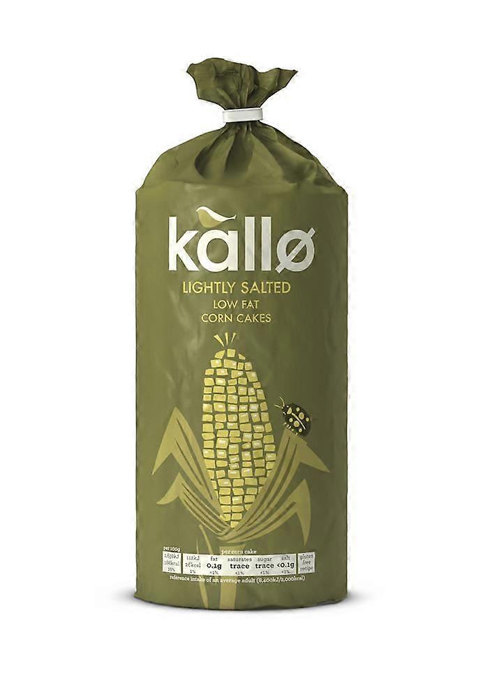 Kallo Lightly Salted Corn Cakes 130g - 4 Pack