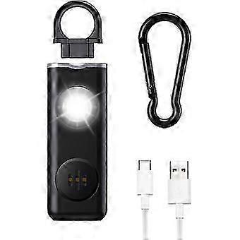 Personal Alarm Keychain with 130dB Siren and Strobe Light