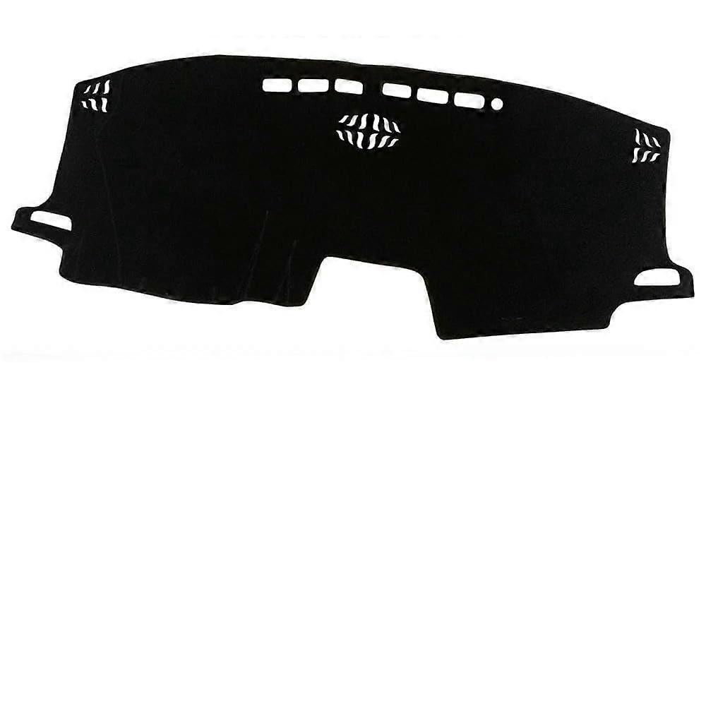 Polyester Flannel Suede Car Dashboard Cover Dash Mat For Toyota Sienna Polyester Black LHD