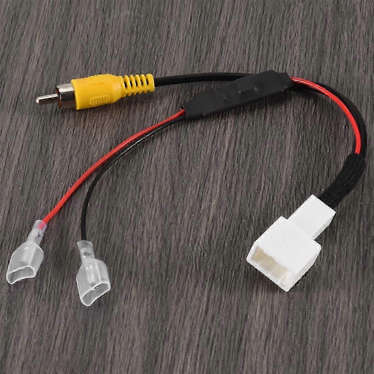 4 Pin Car Reverse Camera Retention Wiring Harness Cable Plug Adapter Connector Fit for
