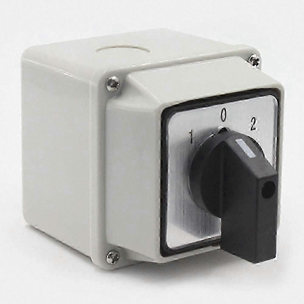 8-Screw Terminal 3-Position Rotating Cam Changeover Switch