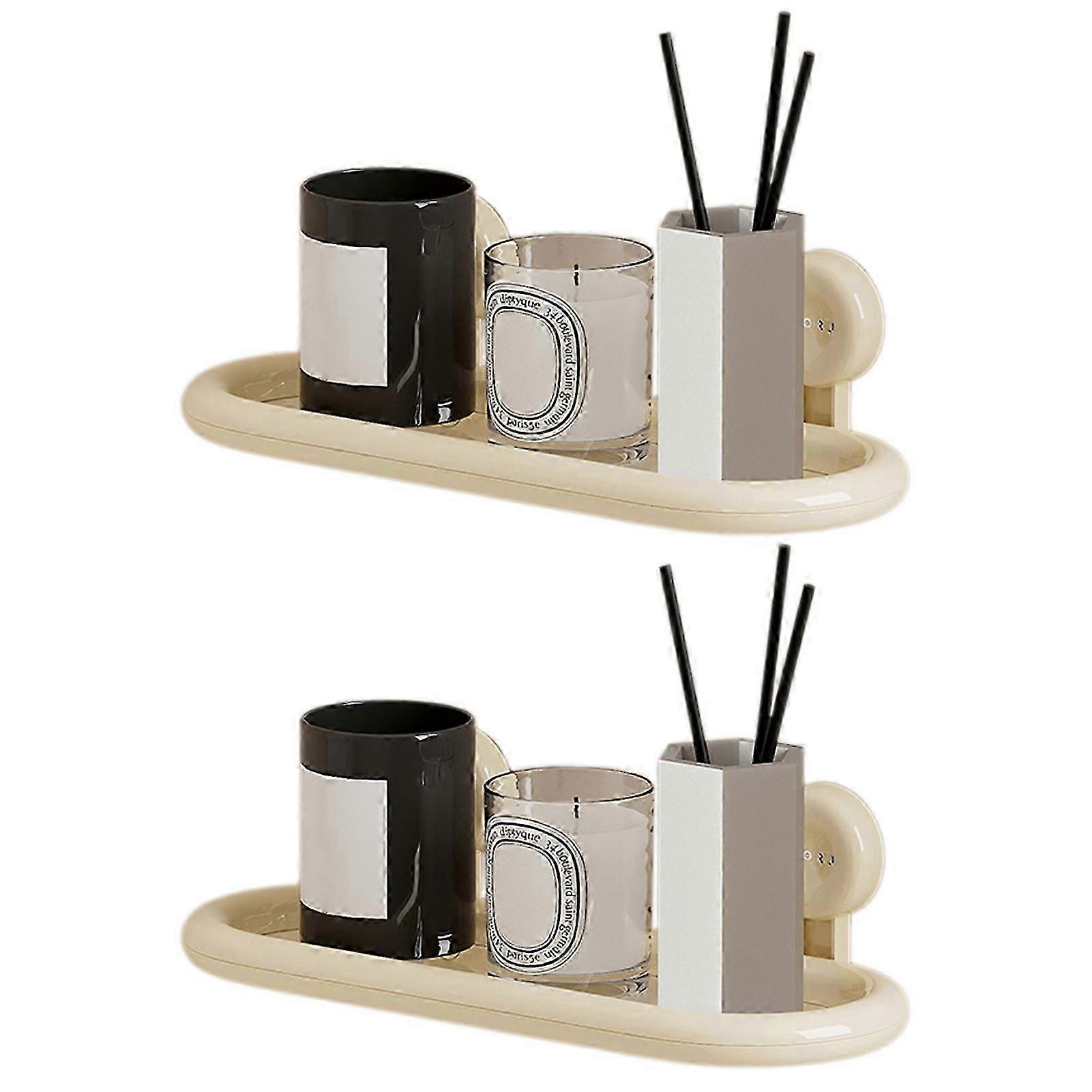 Multi-Purpose Triangle Corner Shelf - Easy Mount, No Drilling, Space-Saving Storage for Toiletries, Kitchen Tools, and Stationery
