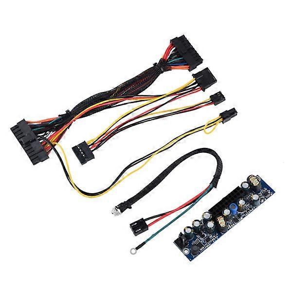 DC 12V 120W PSU Computer PC Power Supply Module with 24Pin ATX/ DC Input Cable Durable