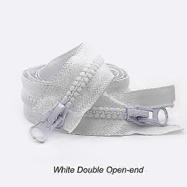 8# Resin Zippers 15/20cm Close-end 60-500cm Open-end Long Auto Lock...