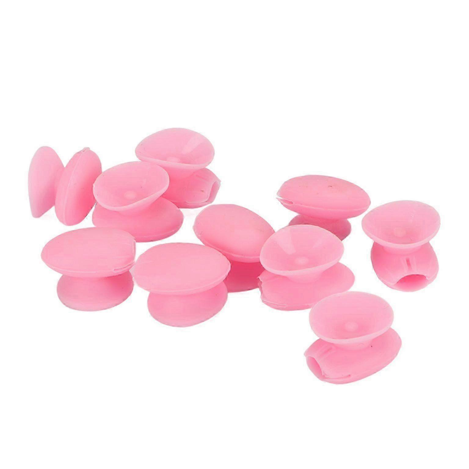 10pcs Dust-Proof Silicone Lip Brush Covers with Suction Cups