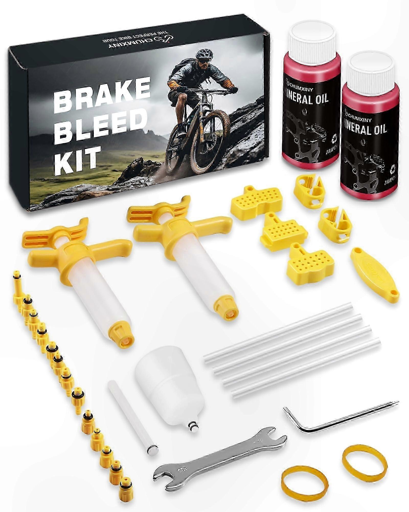 Bicycle Disc Brake Bleeding Tool Set for Maintenance and Repair