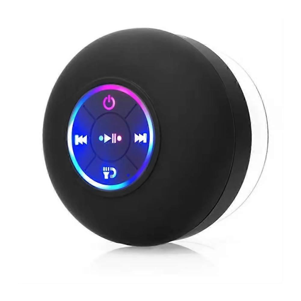 Shower Speaker Bluetooth Waterproof Mini Portable Speaker With LED Light For Outdoor Use