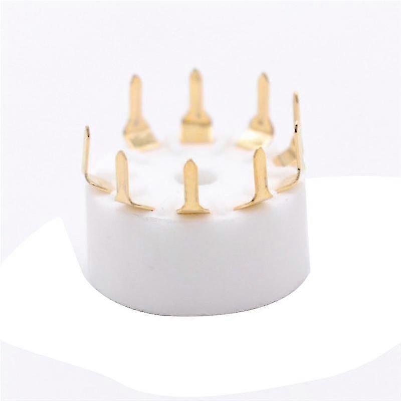 Ceramic tube socket for 12AX7 12AT7 12AU7 - 9Pin B9A PCB Mount