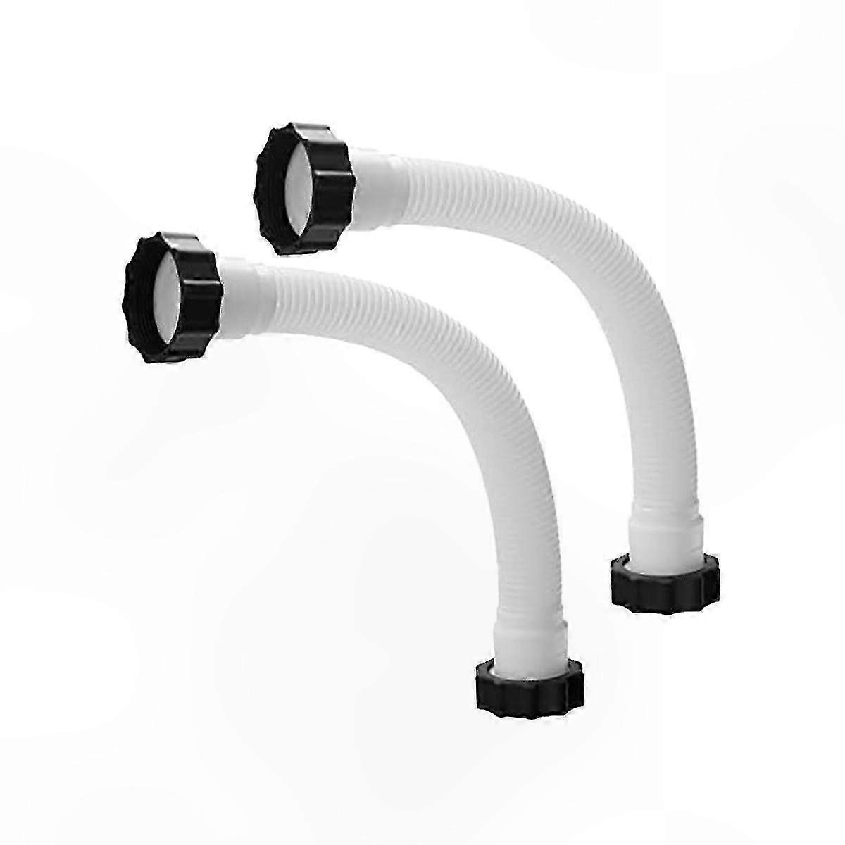 2er-Pack Poolpumpenschläuche, 15,8" Sandfilterpumpenschlauch für Salzwassersysteme