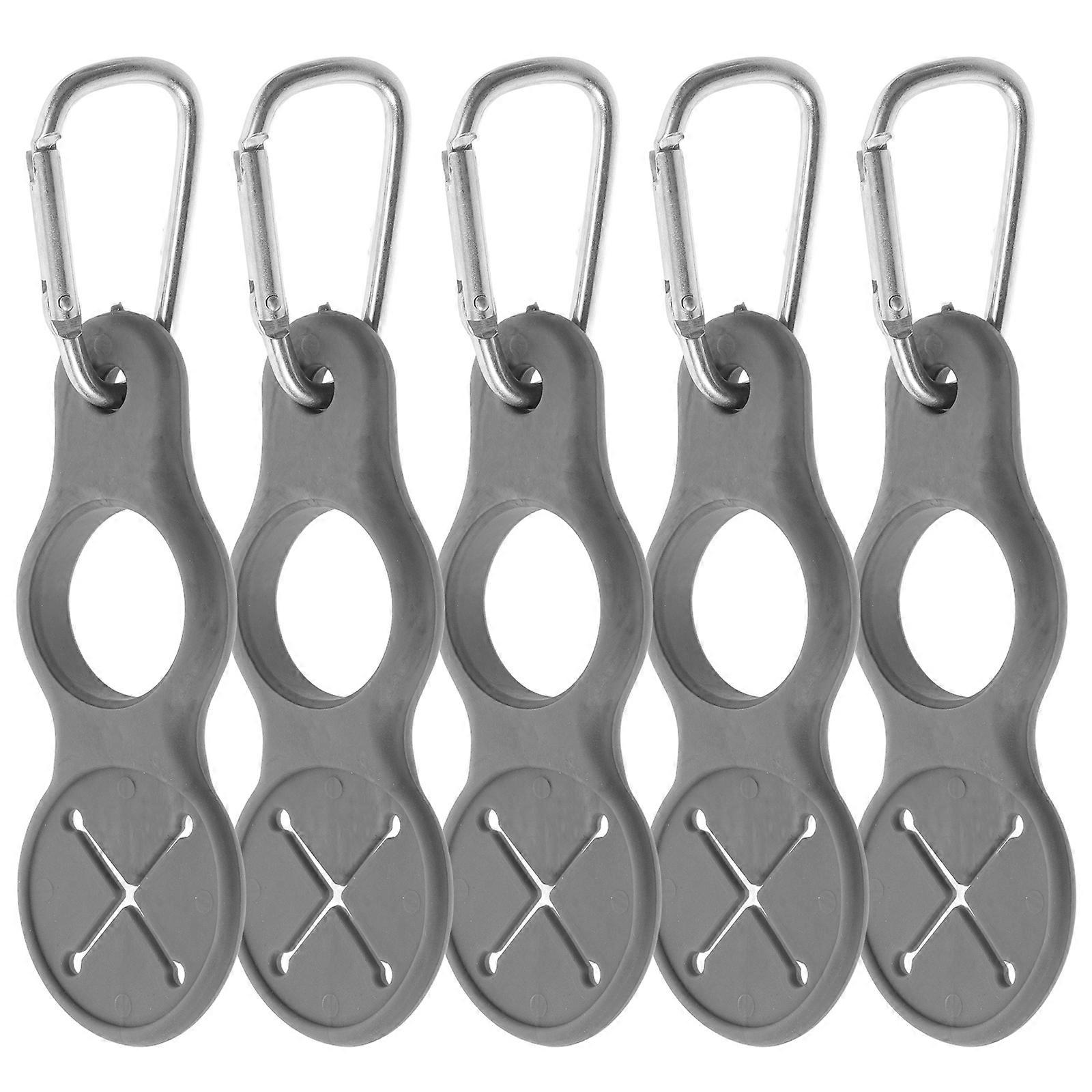 Professional Bottle Holder Multi-Functional Bottle Holders Tpr Compact Size Hands-Free 5Pcs