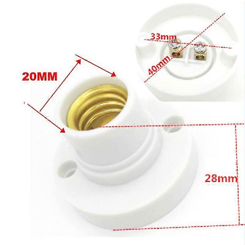 5-pack E14 lamp holder, E14 Edison screw lamp holder, ceiling lamp socket crday gift