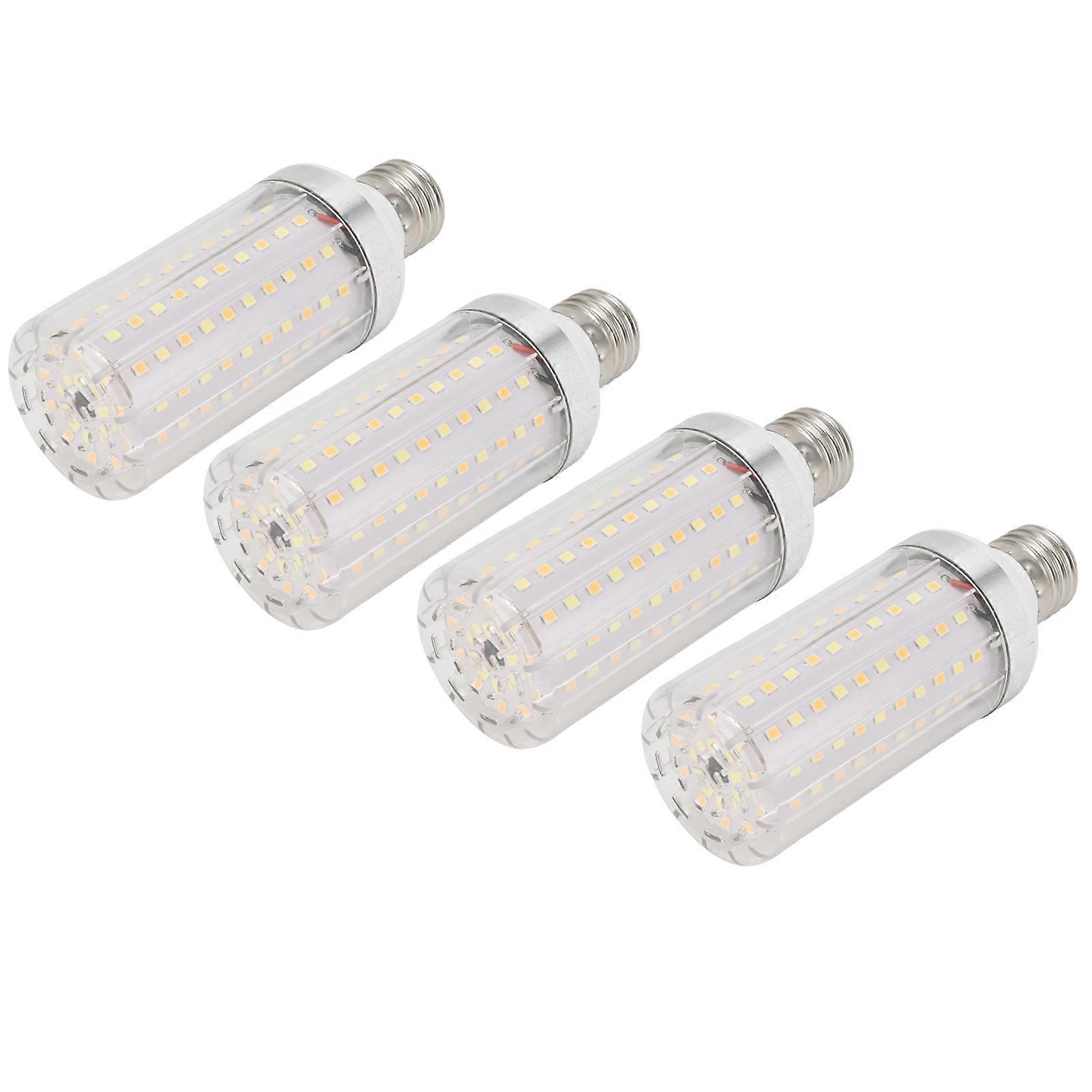 4Pcs E27 LED Corn Bulb 3500LM 30W 130mm Warm White Light