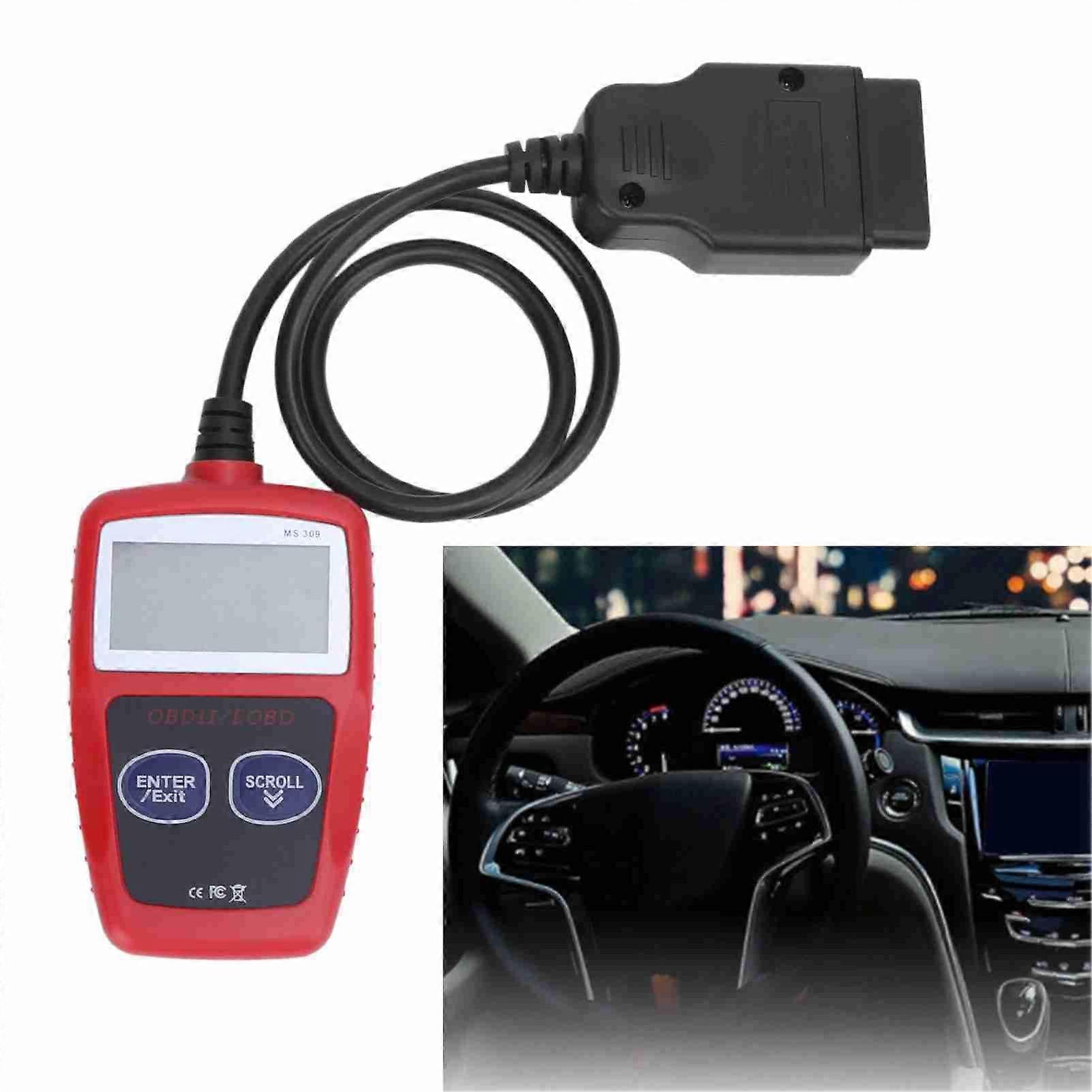 OBD2 Scanner CAN Car Engine Code Reader Diagnostic Tool Replacement for 8‑18V
