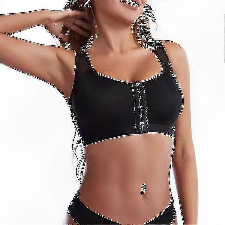 Front Closure Recovery Bra for Post-Surgical Compression Support