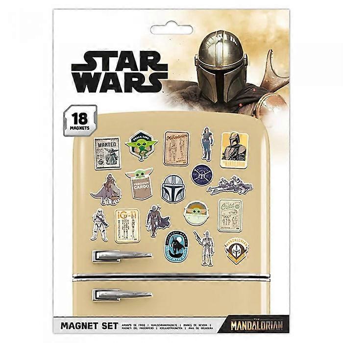 Star Wars Mandalorian Fridge Magnet (Pack of 18)