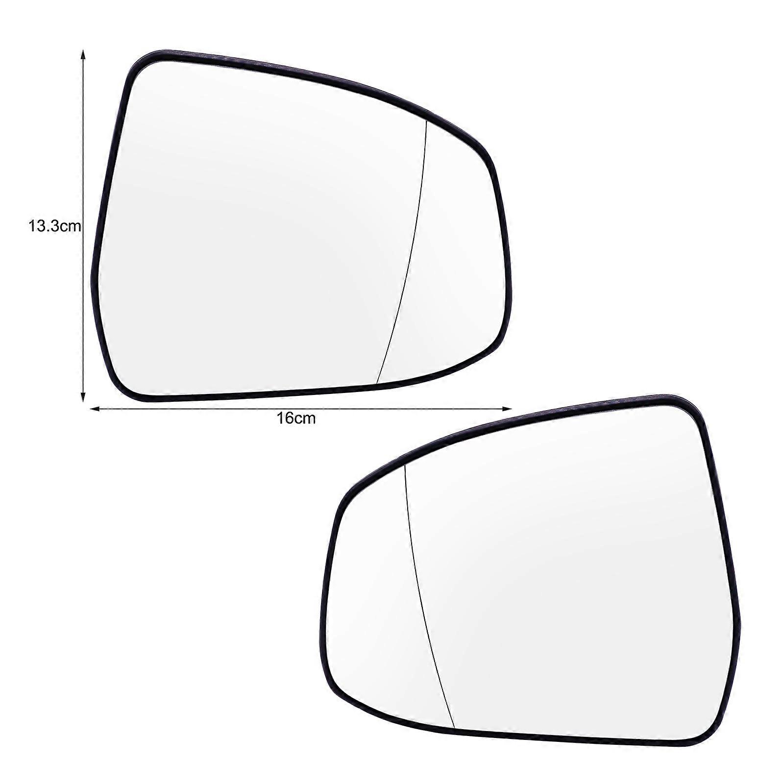 Apply Left Right Side Wing Mirror Glass Heated Plate Convex Rearview Wide Angle For Ford Focus MK2 MK3 2008-2018 Mondeo MK4 2010-2014