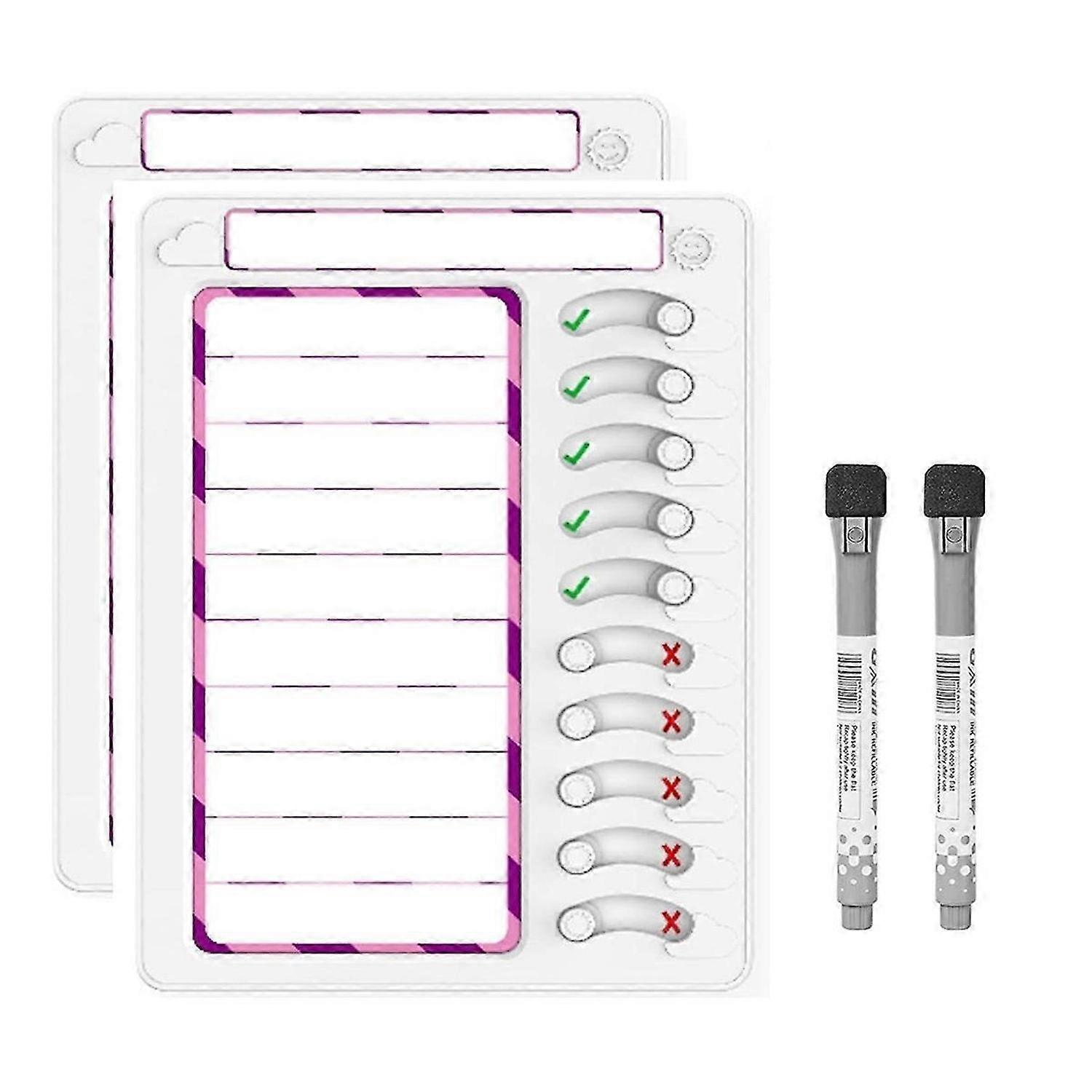 Erasable Chore Chart for Kids Multiple Kids Chore Board