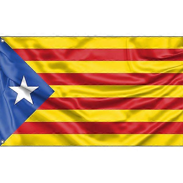 Estelada Catalonia Flag Pattern 245