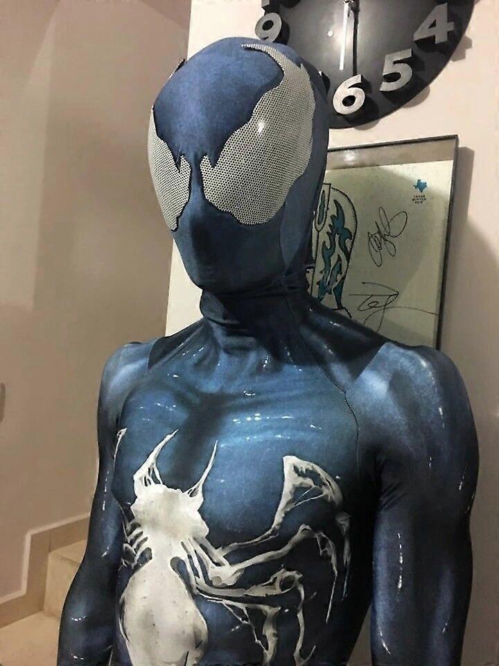 Venom Symbiote Spider-Man Costume Halloween Cosplay Zentai Spider-Man Suit Adult