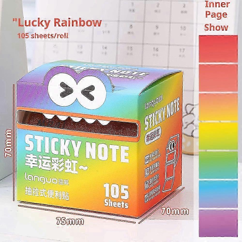 Pull Out Note Paper Pearlescent Sticky Notes Taking Calender Reminder 2025