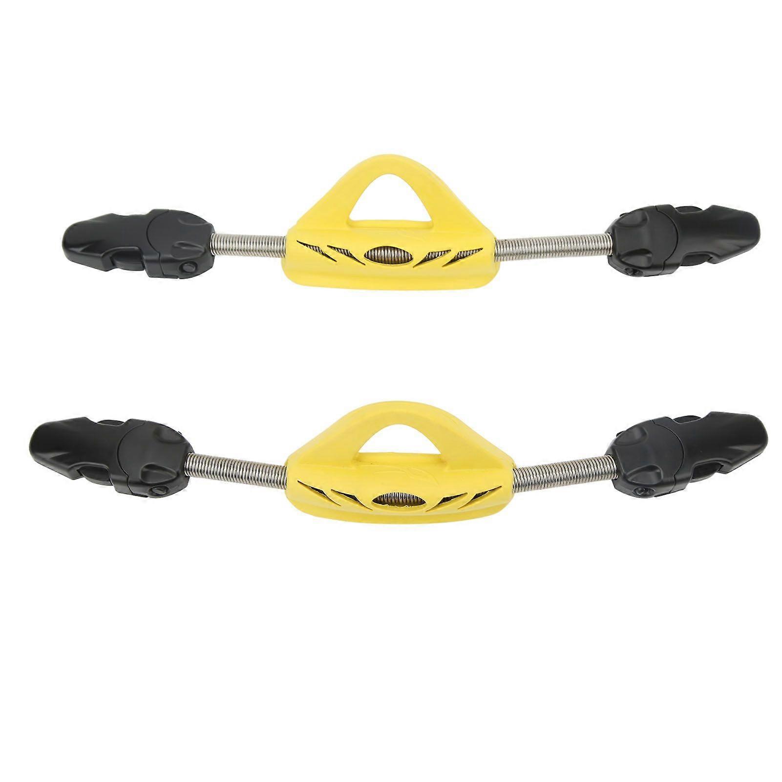 Scuba Diving Stainless Steel Spring Fin Strap with Quick Release Buckles Diving Equipment M Size SSA612C