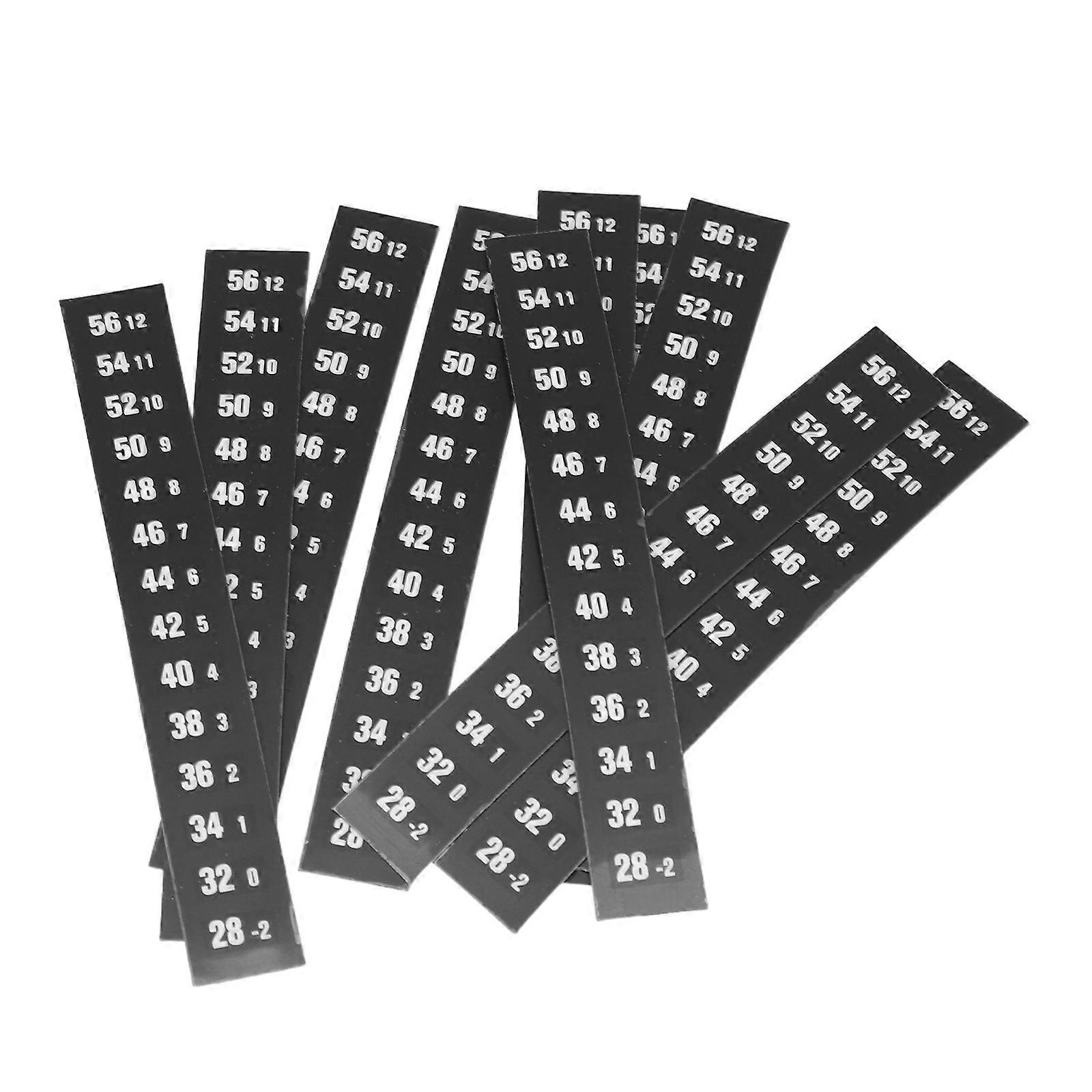 Adhesive Temperature Stickers for with 10Pcs Digital Monitoring Strips