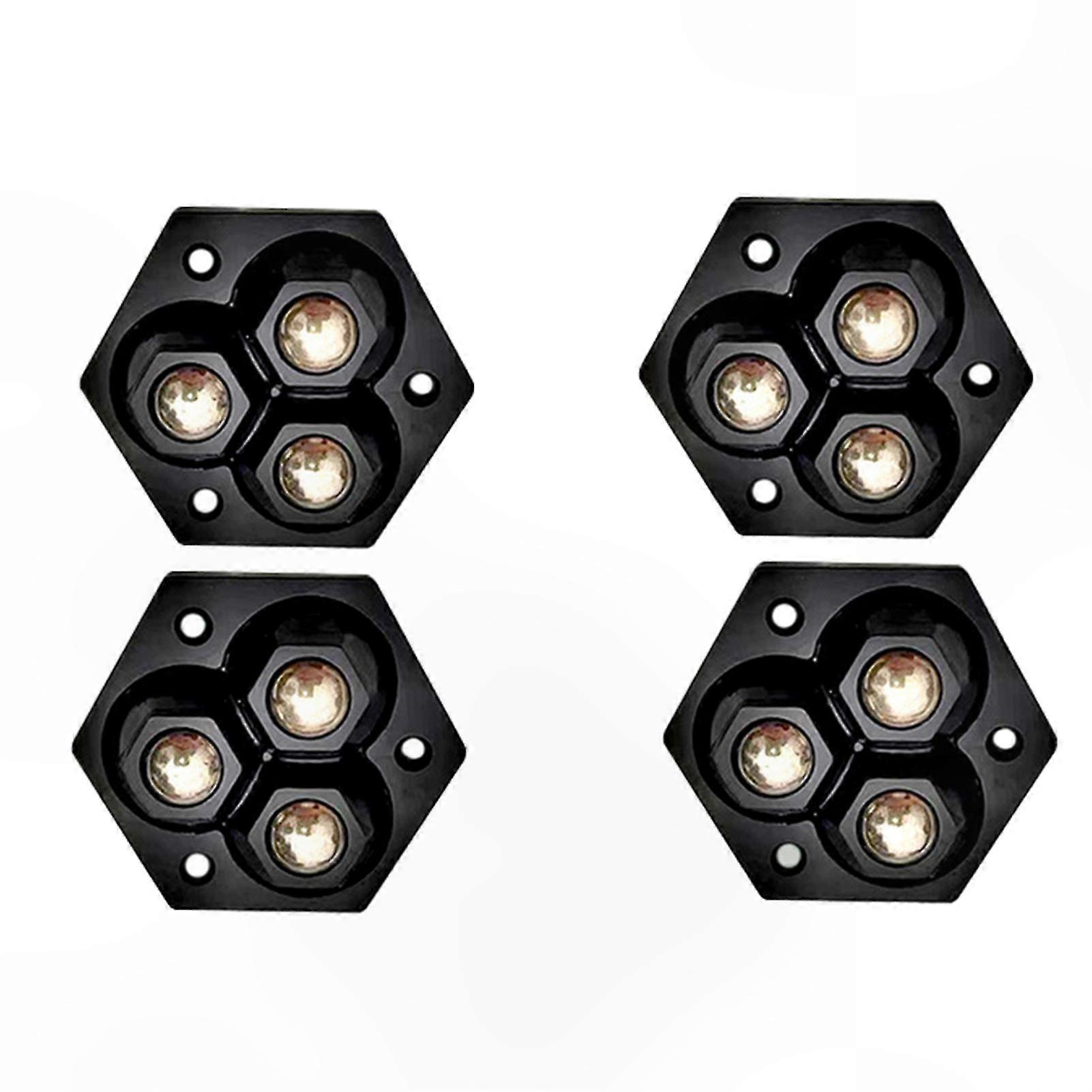 4pcs Small Adhesive Caster Wheels, Durable Wear-Resistant Roller for Dining Tables