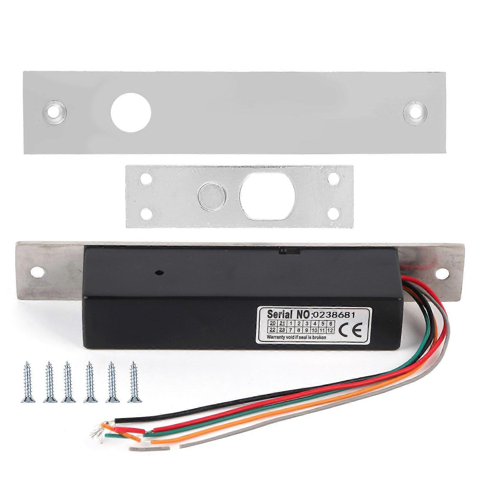 DC12V Electric Deadbolt Door Lock Plug Lock Magnetic Induction Access Control