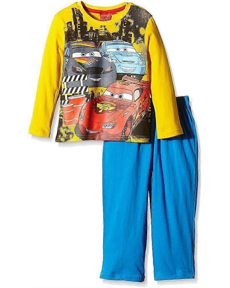 Gutter Disney biler Lightning McQueen lang ermet Pyjama sett